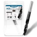 17/32 Inch Cobalt Drill Bit,HSS M35, Industrial Grade, TiAlN Coated - size: 17/32 Inch