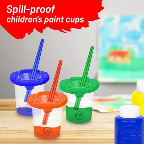 Kids Painting Set, Washable Paint for Kids with Paint Cups Gift Bundle