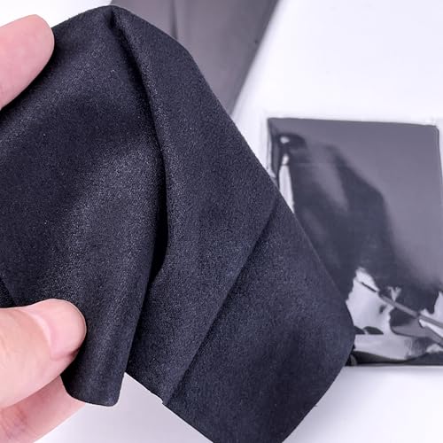 Sports Card Thickness Measuring Tool - 2 PCS Card Point Gauge & 2 Premium Microfiber Cleaning Cloths for Accurate Trading Card Thickness Measurement, Top Loader Size Finder