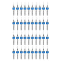 uxcell PCB Drill Bits 0.5mm Tungsten Carbide Rotary Tool Jewelry CNC Engraving Print Circuit Board Micro Drill Bits 1/8 Inch Shank 40 Pcs - color: Blue, size: 0.5mm