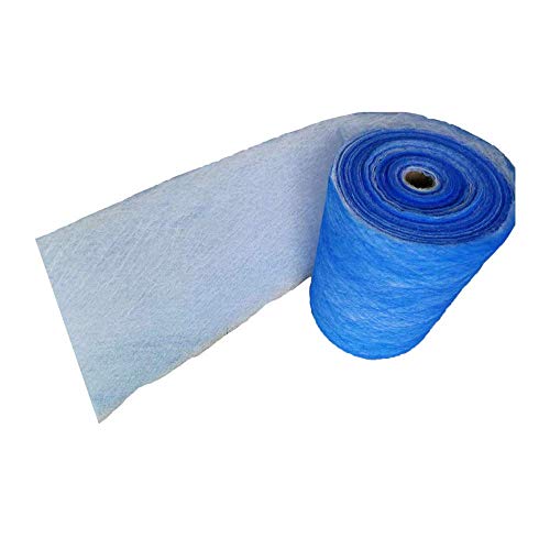 40.5"x 100 ft Paint Spray Booth Floor Filter Fiberglass Paint Arrestor Roll (Blue)