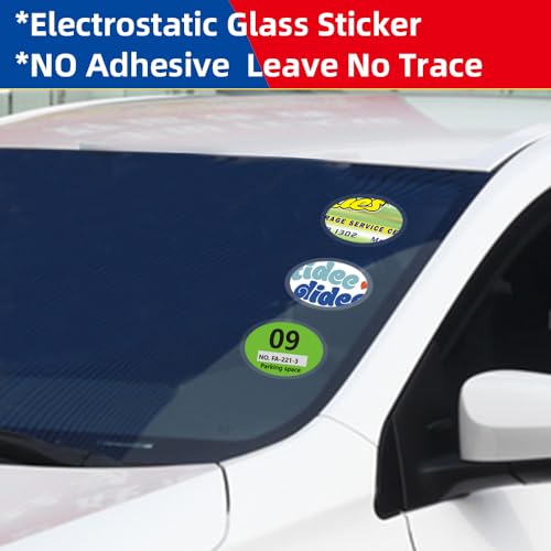 Large Car Windshield Sticker, Windshield Applicator, Clear Window Cling for Car - size: 10 pieces / 11.8 x 15.7 inches