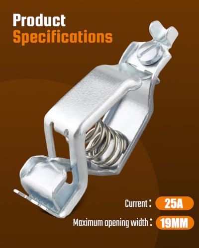 4 Pack Battery Test Clamp Fit for Automotive and Electrical Testing