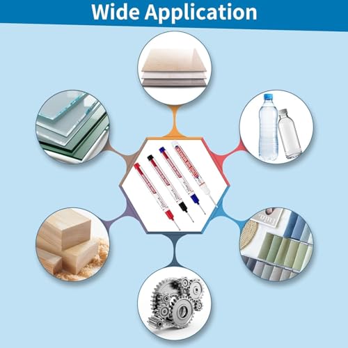 15 PCS Long Head Deep Hole Marker Pens,20mm Long Nib Marker,Longs Nose Markers,Waterproof Construction Markers Marking Tool,Permanent Markers Carpenter Ink marker Pens,Metal marking Pens,Blue - color: 15PCS-20MM-Blue