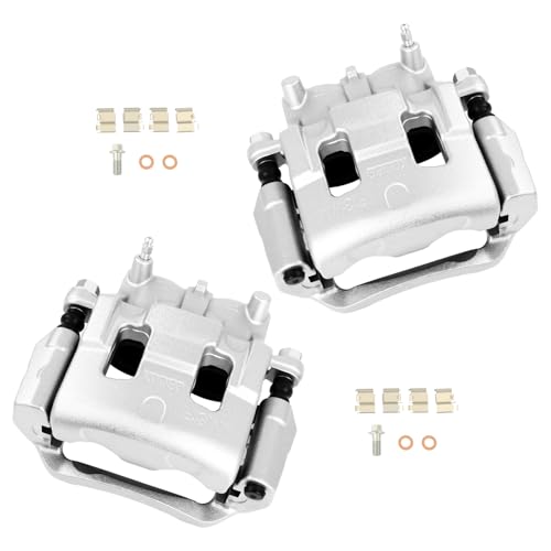 cciyu Front Left & Right Disc Brake Calipers With Bracket 18B5026A 18B5027A - size: Front[18B5026A+18B5027A]