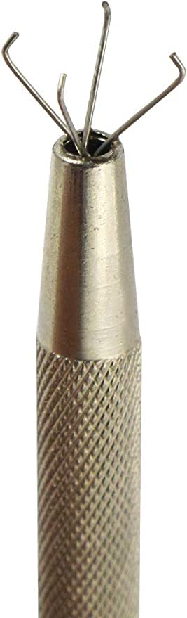 SE 4.5" Pick-Up Tool with 4 Prongs - 860PT, 4 pack - size: 4 Pack