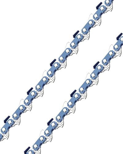 NEO-TEC Chainsaw Chain 12 Inch 3/8" LP Pitch .043" Gauge 45 Drive Links Fits 20V DCCS620, Milwaukee M18 FUEL, Kobalt 1224, WG350/ 380, LCS1240-DWO1DT612, R45 (3 Chains)-Semi Chisel - size: 12" 3/8"LP .043" 45DL *3Pcs