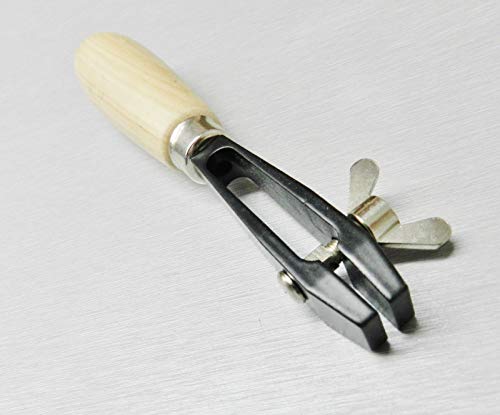 JTS Hand Vise Smooth Jaw Wood Handle 6"