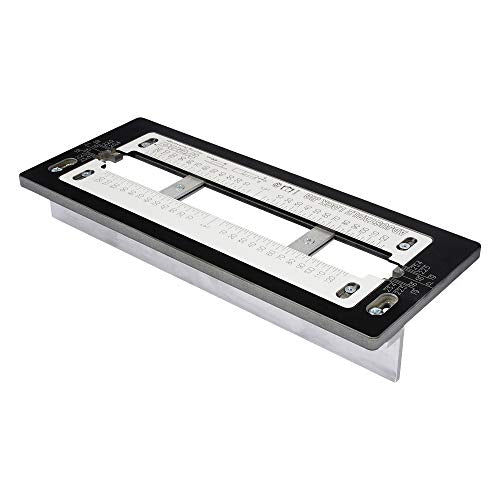 Trend Adjustable Trade Lock Jig for Mortice Lock and Latch Faceplates, LOCK/JIG/B - style: Modern