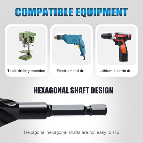 1-1/4" x 9" Auger Drill Bit for Soft and Hard Wood,Hex Shank - size: 1-1/4 in, style: 9"