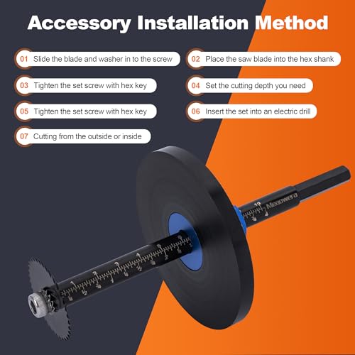 PVC Pipe Internal Cutter, 4-Inch Adjustable Depth Guide, 360° Rotating - color: Black, size: 4 inch
