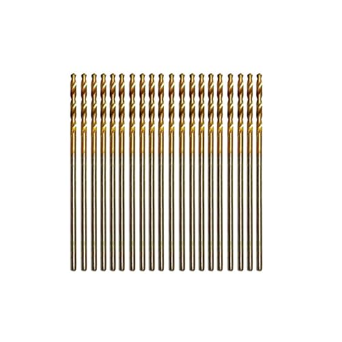 3/64" Mini Titanium Twist Drill Bit Set (20Pcs), HSS43 Fully Ground Micro Drill Bits for Wood, Metal,Plastic, Aluminum Alloy,Steels - style: 3/64"(20pcs)