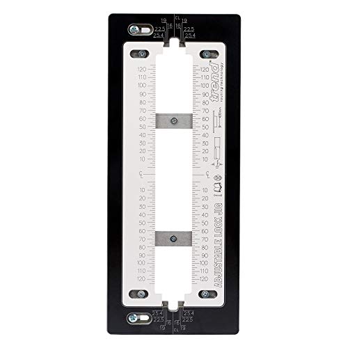 Trend Adjustable Trade Lock Jig for Mortice Lock and Latch Faceplates, LOCK/JIG/B - style: Modern