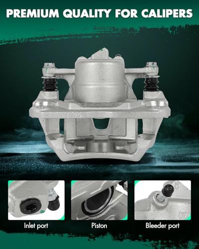 SCITOO Front Left & Right Disc Brake Calipers With Bracket 19B1974 19B1975 - size: Front[19B1974 & 19B1975]