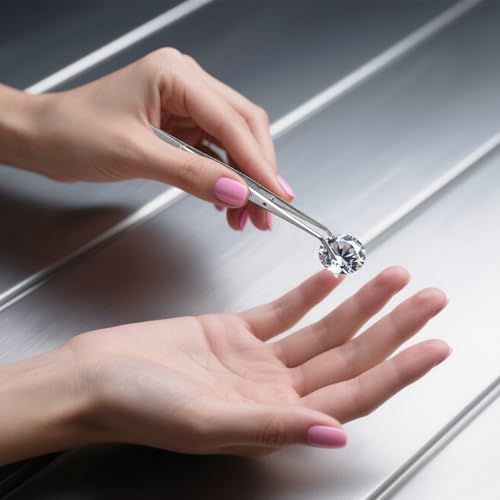 36 Pcs Stainless Steel Tweezers Multipurpose Sewing Machine Forceps Bulk with Curved Serrated Tip for Crafting (Silver)