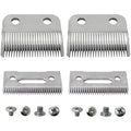 2x Blade Fit for Wahl Clipper Blades, Fit for Wahl Precision Replacement Blades,2 Hole Clipper Blade Replacement Fit for Wahl MC3 Replacement Blades