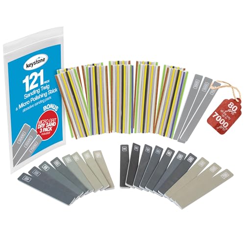anding Twigs Asst. w/Color Coded Grits -Abrasive Micro Sanders 121 Pieces - style: 121 Piece Detail Sanding Kit