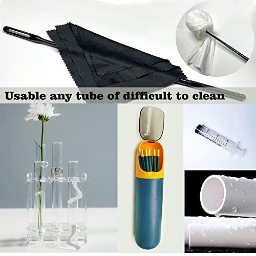 HZMM 2 Pcs Flute Cleaning Kit Flute Cleaning Rod with 2pcs Flute Cleaning Cloth Flute Cleaning Swabs Flute Polishing Cloth Flute Stick Flute Cleaner Flute Cleaning Tools for Flute maintenance tools - color: 2 Sets Flute Cleaning Rod and Cloth