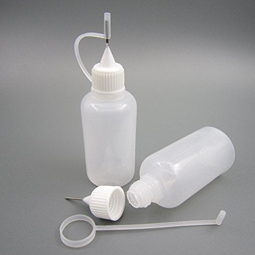 10 Pieces 30ml Precision Tip Applicator Bottle Needle Glue DIY Quilling Tool Precision Squeeze Bottle