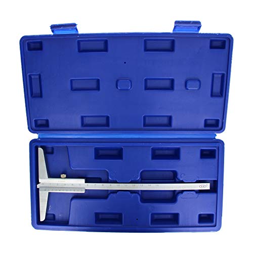 Utoolmart 0-150mm Depth Vernier Caliper Micrometer Gauge Measuring Tool 0.02mm Resolution 1 Pcs - size: 0-150mm
