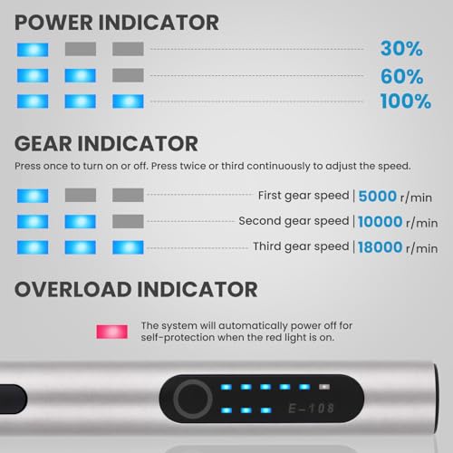 Electric Engraving Pen with 37 Bits for Wood Glass Stone Carving (Silver) - color: Silver
