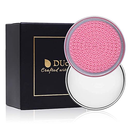 DUcare Makeup Brush Cleaner Shampoo Soap Solid Brush Cleaning Mat Removes Cosmetic Color Brush Cleaner Pad for Cleaning Makeup Sponges Brushes - color: B-Cleaner-Coconut