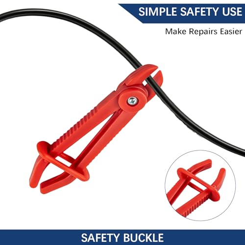 6-Piece Hose Pinch Clamp Pliers, Pinch Pliers, Line Clamp Set for Flexible Hoses Fuel Hoses Gas Lines Brake Hoses Radiator
