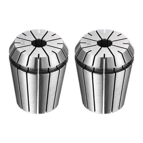 uxcell 2 Pcs ER32 8mm Spring Collet Chuck High Precision 0.015mm for CNC Engraving Machine Lathe Milling Tool