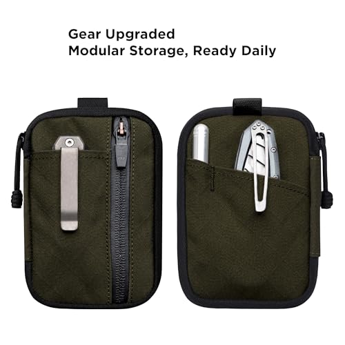 ALPAKA HUB Pouch Pro EDC Tool Pouch Green Axogrid 300D - color: Green Slim-Axogrid 300D