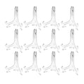 Super Z Outlet Plastic Easels 12 Pack Clear Easel Stands Easel Display Stand for Photo, Place Card, Collectibles, Light Items - Perfect for Wedding Cards, Party, Home, Party Decorations (8 Inches) - size: 8 Inches