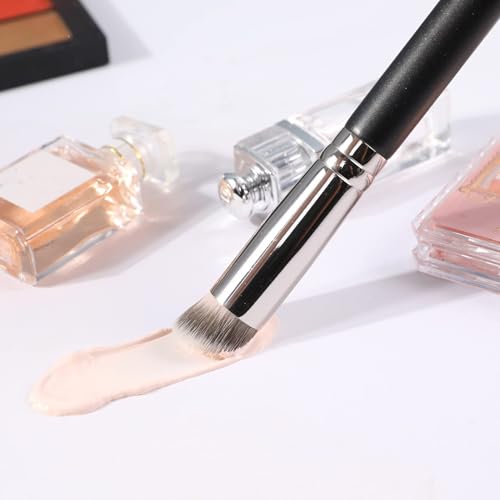 ENERGY Foundation Brushes Set Professional Under Eye Concealer Brushes Perfect For Blending Liquid Cream or Flawless Powder Cosmetics Buffing Stippling Concealer Premium Synthetic Bristles - style: 270 with cap /270mini