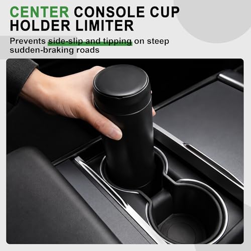 Flocked Console Organizer for Tesla Model Y L, Model Y & Model 3