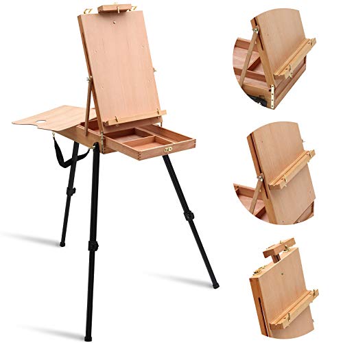 Falling in Art Light Weight French Style Field and Sketchbox Easel - style: French