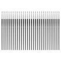 MECCANIXITY 30Pcs Fine Pointed Miniature Paint Brushes(Black #0) - color: Black, size: #0
