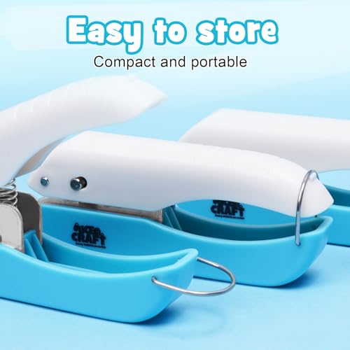 UCEC 3 Paper Craft Hole Punch Shapes, Heart Star Circle Single Hole Puncher - style: star + heart + circle