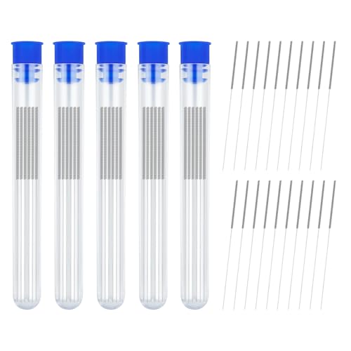 50 PCS 3D Printer Nozzle Cleaning Kit, 0.4 mm Stainless Steel Nozzle Cleaning Needles, 3D Printer Nozzle Cleaner Tool, for 3D Printer Accessory, Improved Printing Performance - size: 0.4 mm