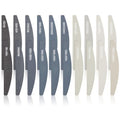 Honoson 20 Pcs Sanding Sticks Model, Low and High Grits, Moon Style - style: Moon Style