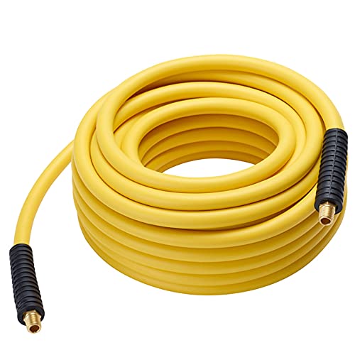 1/2"x100FT AIR HOSE 1/2' WP 300PSIMNPT Fittings Heavy Duty, Lightweight Air Compressor Hose - size: 1/2"x100FT