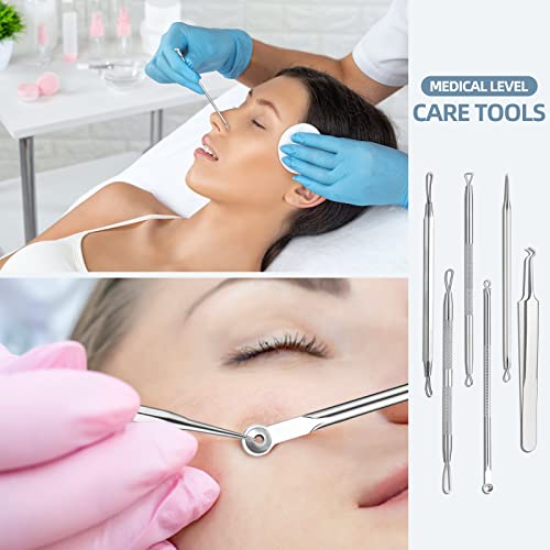JPNK Blackhead Remover Comedone Extractor Acne Removal Kit.. - color: Silver