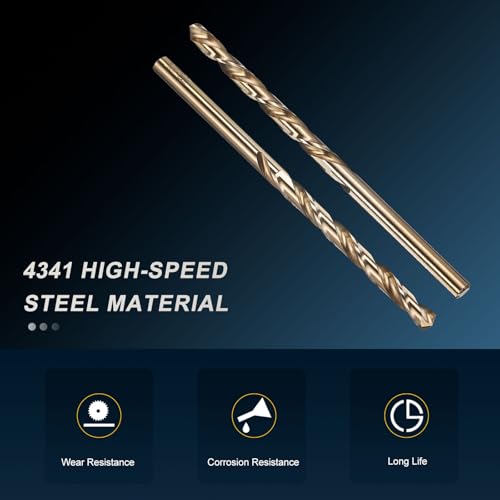 PATIKIL Micro #17 Drill Bit 4341 High-Speed Steel for Thin Metal 10 Pack - size: #17