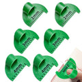 Edge Stitch Lock and Sewing Gauge, 2mm/3mm/4mm Edge Sewing Lockranding Tool, Quilting Templates Rulers Needle Gauge Measuring Seam Gauge for Fabric Straight Stitching(Green) - color: Green