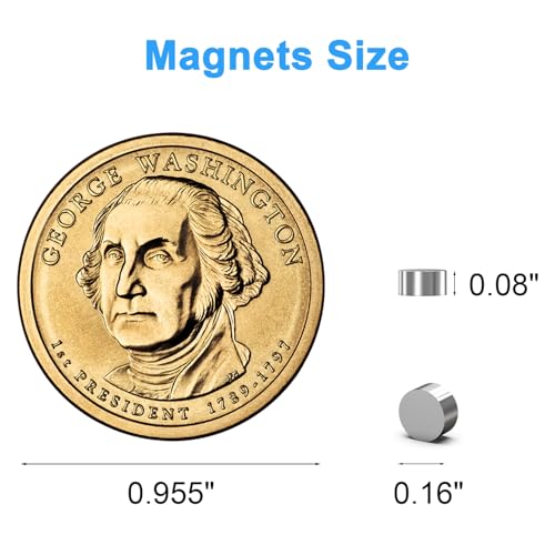 Small Round Disc Magnets, 4x2mm Small Round Magnetic 250 Pack - size: 4x2mm