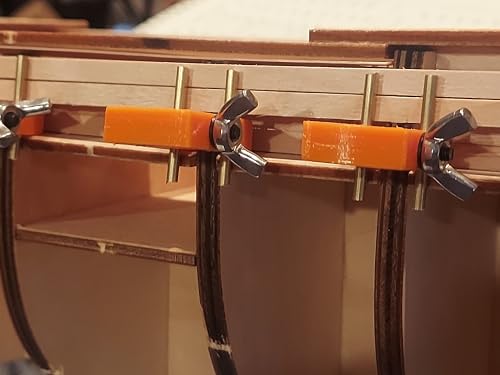 Hull Clamp Set For Model Ship Building (Orange) - color: Orange