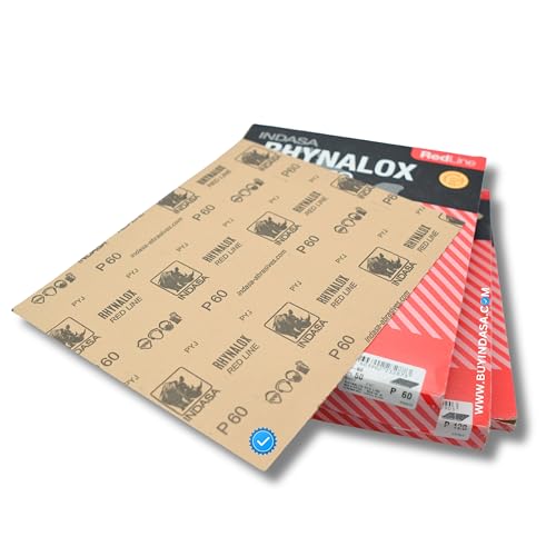 Buy Indasa Red Line Rhynodry Heavy Duty Sanding Sheets, 5 Series (5-150) - style: 5-150