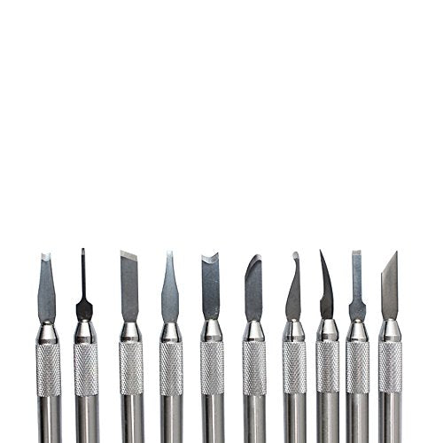 NIUPIKA Wax Carvers Carving Knives Pottery Clay Sculpting Tool Set Steel Modeling Hand Tool