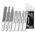 7 PCS Hobby Model Glass File for Gunpla, 3D Prints Polishing Tool - style: 7pcs Complete Kit