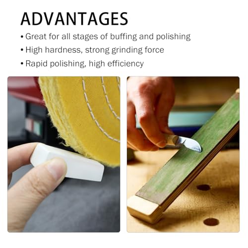 SCOTTCHEN Mini Buffing Polishing Cutting Compounds 4 Oz. Kit - Green Fine/White Medium/Red Coarse - 3 Pack - size: 4 Oz. - Green Fine/White Medium/Red Coarse