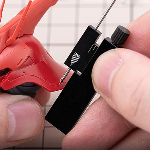 Model Hobby Scriber, Adjustable Tungsten Steel Blade Equidistant Parallel Scribing Ruler for Building and Model Crafting Aluminum Alloy Black - color: Black