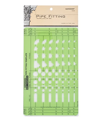 Pipe Fittings Template, 1 Each (R49) - style: Pipe Fittings