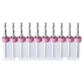 10PCS 1.7mm Tungsten Carbide Shank Micro Drill Bits for PCB - size: 1.7mm (CED)